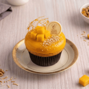 Vegan Mango Cupcake